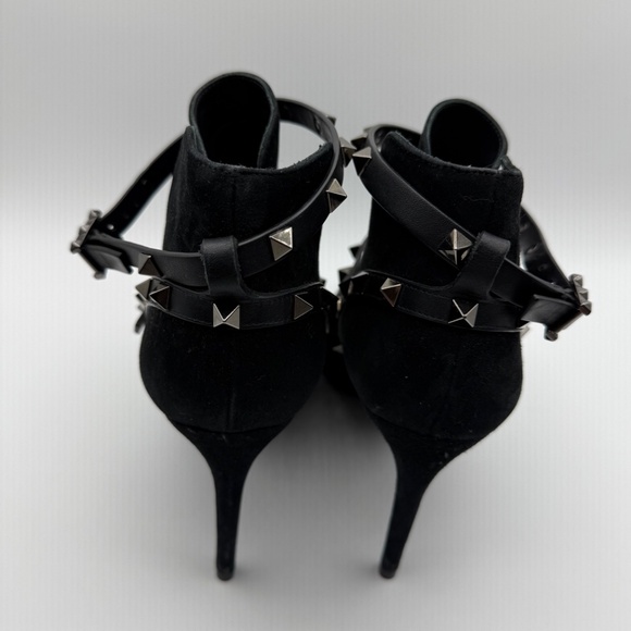 VALENTINO ROCKSTUD NOIR SUEDE ANKLE BOOTIES 41 - Picture 3 of 11
